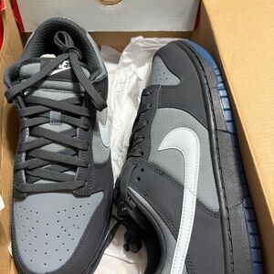 Nike Dunk Low — Anthracite, Pure Platinum, White